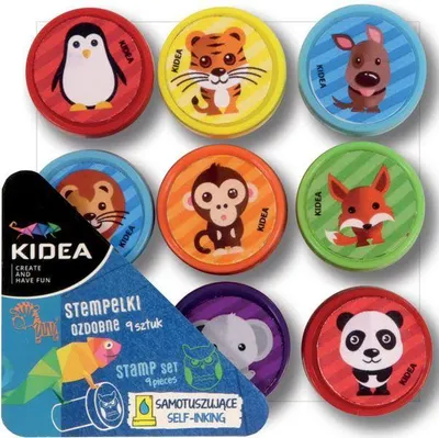 Image de Tampons décoratifs A Kidea 9 pcs No 1227