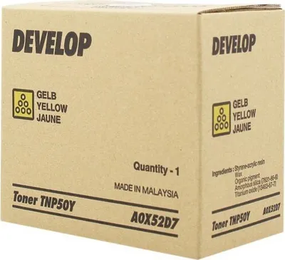 Produktbild von Develop A0X52D7, 5000 Seiten, Gelb, 1 Stück(e)