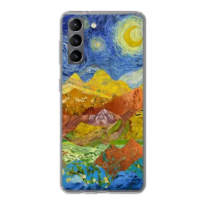 Produktbild von MuchoWow® Handyhülle Schutzhülle Hülle für Samsung Galaxy S21 Alte Meister - Collage - Van Gogh Silikon Softcase Handy Hülle - Softcase