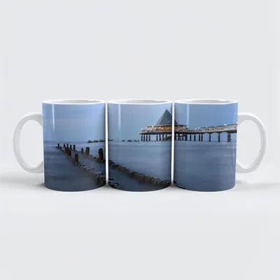 Produktbild von raxxa Premium-Tasse "Seebrücke Herningsdorf"