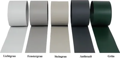 Produktbild von PREMIUM Sichtschutzstreifen 2525x190x1,35 mm Doppelstabmatten HART PVC Farbe Streifen: Grün - RAL 6005 Menge Streifen: stückweise