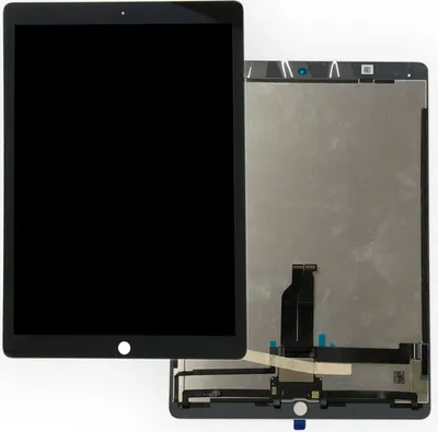 Produktbild von Displayeinheit Display LCD Touch Screen für Apple iPad Pro 12.9 Zoll Komplett Schwarz / Alle Flexkabel Vormontiert