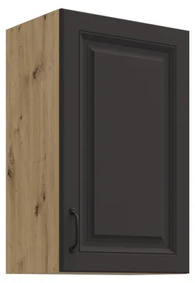Produktbild von Hängeschrank 45 cm Stilo Grau + Eiche Artisan Küchenzeile Küchenblock Küche