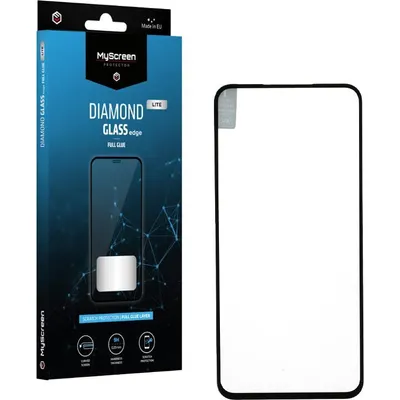 Produktbild von MyScreen DIAMOND GLASS LITE edge | VOLLKLEBSTOFF Schwarz