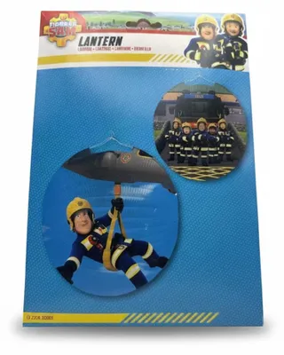Zdjęcie produktu dla Lampion "Samochodzik Sam" 25 cm, papierowa lampion, dekoracja na Święto Świętego Marcina dla dzieci
