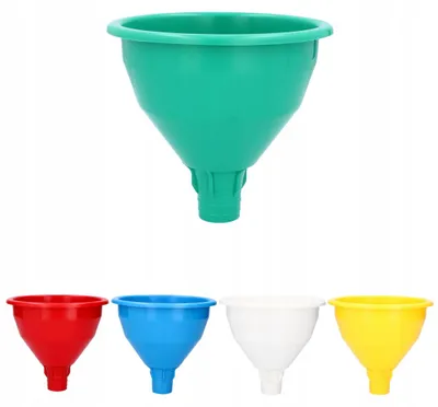 Image de Entonnoir en plastique pour bidons, mélange de couleurs