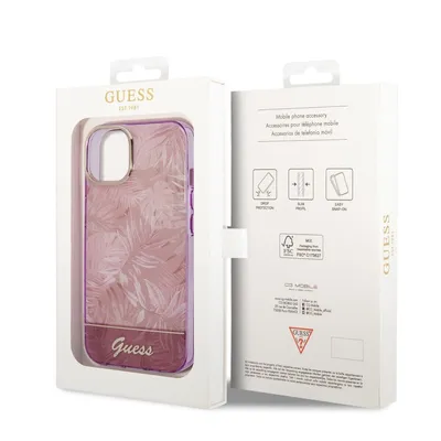 Obrázek produktu pro Guess, Ochranné pouzdro Jungle pro Apple iPhone 14, růžové