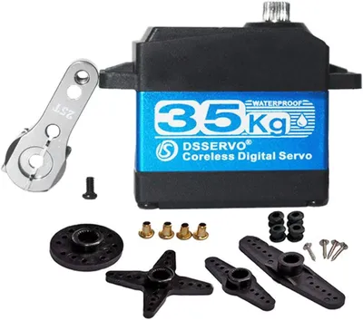 Produktbild von Digitaler Coreless-Servomotor DS3235 PRO 7.4V 35KG | Wasserdicht | 180° Rotation | Edelstahlgetriebe, Ideal für RC Autos und LKWs
