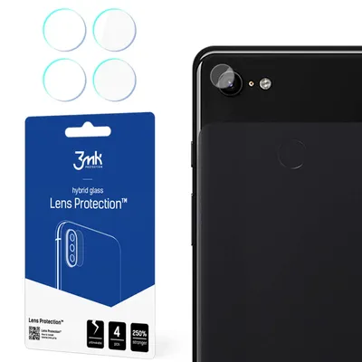 Produktbild von 3mk Hybridglas Lens Protection für Google Pixel 3 XL Kamera Objektiv Kameralinse 0,16mm 6H (4 Stück)