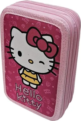 Immagine prodotto di Astuccio triplo Hello Kitty per la scuola, l'ufficio o i viaggi