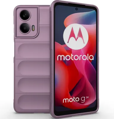 Obrázek produktu pro Pouzdro pro Motorola Moto G24 Měkké TPU Silikonové Nárazuvzdorné Ochranné Pouzdro Fialová