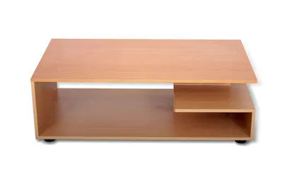 Produktbild von AI SEN Couchtisch Catania, 16 mm Meleamin Buche Nachbildung, 106 x 60 x 35cm mit Schubkasten, beisseitig ausziebar; CT1008B