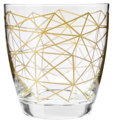 Produktbild von KROSNO Deco Trinkgläser Goldnetz, 2er-Set, 370 ml