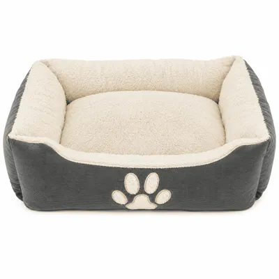 Produktbild von Hundekissen Extraweich Hundebett Hundekorb Katzenbett Haustierbett - Grau
