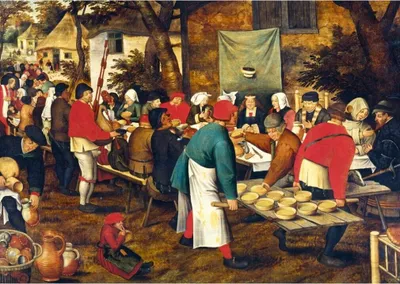 Obrázok produktu pre 1000-dielne puzzle - Pieter Bruegel: Sedliacka svadobná hostina