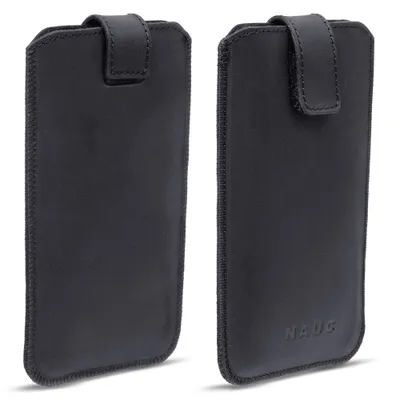 Produktbild von Universal Handy Hülle Schutzhülle Cover Handy Leder Tasche Case Etui UC-ExpressFarben:Schwarz;Größe:Für 6.0 - 6.4 Zoll