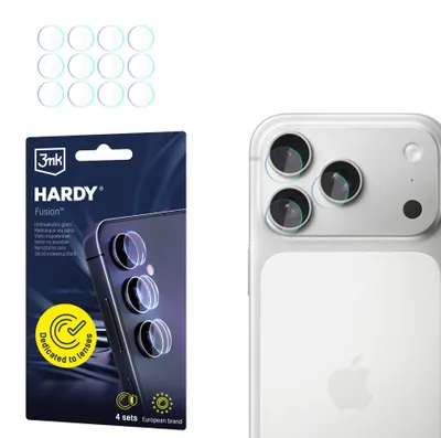 Productafbeelding van 3mk Fusion Lens Protection Hybride glas voor lens voor Apple iPhone 17 Pro Max, Lensbescherming, Geen verlies van beeldkwaliteit, Onzichtbaar