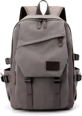 Image de CarryQuest® - Sac à dos - Grande capacité - Toile - 48 cm - Gris