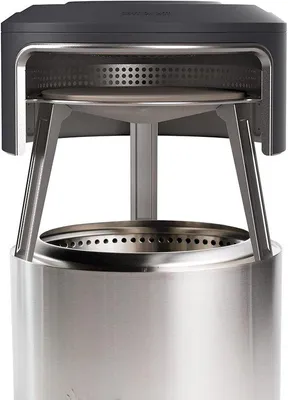 Image de Accessoire pour four à pizza destiné aux barbecues à bois - Idéal pour les pizzas artisanales et les marshmallows