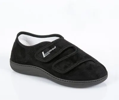 Produktbild von Reha Halbschuh 476-20Z3 mit 2 Klettverschlüssen schwarz>>>>Gr. 41