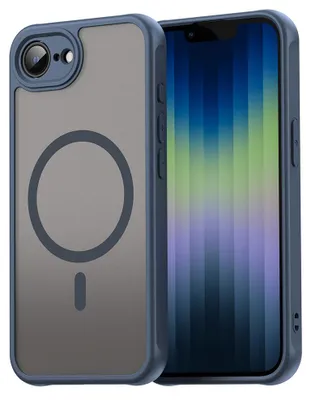 Produktbild von Techsuit – HaloFrost II MagSafe Schutzhülle für iPhone 16e – dunkelblau