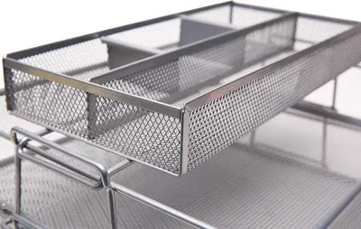 Produktbild von Famanu Papierorganizer mit 2 Ablagen - Schwarz