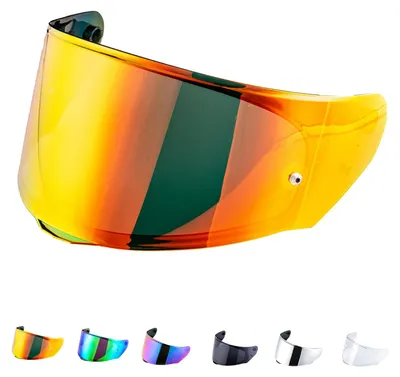 Produktbild von JQF Gear Helmvisier für LS2 FF800/FF353/FF328 Motorradhelm Visier – Chrom Rot