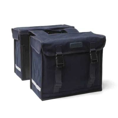 Produktbild von Doppel-Fahrradtasche Canvas De Luxe 46 Liter Schwarz - 030.410
