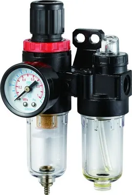 Obrázok produktu pre Odkalovač s manometrom, regulátorom a primazávaním 1/4" 00266