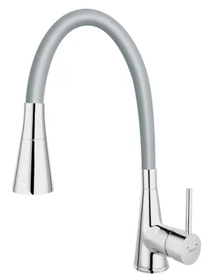 Obrázek produktu pro Dřezová baterie se sprchou Ferro chrom skalní šedá 70720,0S