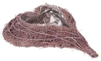 Produktbild von Dekoschale Herzform aus Zweigen mit Folieneinsatz
