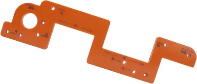 Präzisionsrillen Hilfswerkzeug für die Holzverarbeitung, benutzerfreundliches Design, langlebiges ABS-Material, ideal für