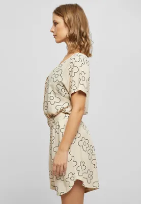 Produktbild von TB4096 - Ladies Short Viscose Belt Jumpsuit softseagrassflower S