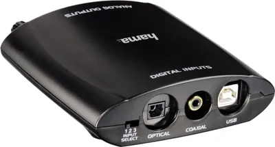 Immagine prodotto di Convertitore audio HAMA AC82, digitale/analogico, nero