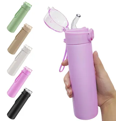 Obrázok produktu pre Nerezová fľaša na pitie, 250 ml, termofľaša s rúčkou, ružová