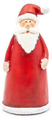 Weihnachtsmann-Heckfigur, 14 cm, wetterfest, Polyharz