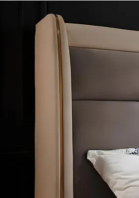 Produktbild von Luxus Schlafzimmer Bett Design Polster Betten Möbel Schlaf Hotel Doppel 180x200