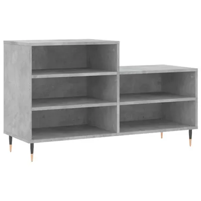 Produktbild von Schuhregal Betongrau 102x36x60 cm Holzwerkstoff