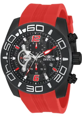 Zdjęcie produktu dla Invicta Pro Diver 22810 Zegarek Męski - Mechanizm Kwarcowy - Stal Nierdzewna z Czarną Tarcza - 50 mm