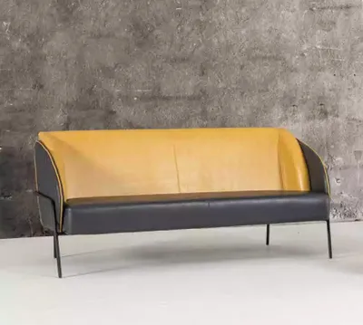 Zdjęcie produktu dla Nowoczesna sofa 3-osobowa gabinet tapicerka tekstylna meble design