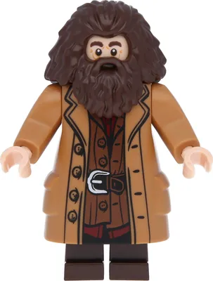 A LEGO minifigure of Rubeus Hagrid.