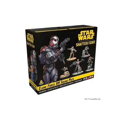 Produktbild von Star Wars Shatterpoint Clone Force 99 Squad Pack - Miniaturenspiel Erweiterung - EN/FR/DE/PL/ES