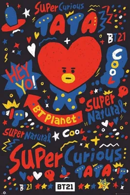 Produktbild von Poster BT21 Tata 61x91.5cm