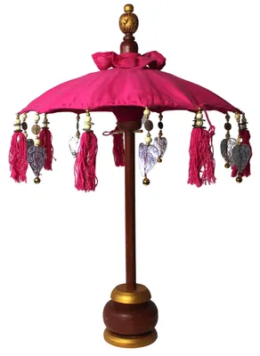 Image de Sombrilla Bali : Décoration intérieure - Coton - Rose - 40 cm