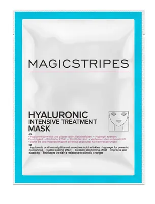 Productafbeelding van Hydraterend gezichtsmasker met hyaluronzuur (Hyaluronic Intensive Treatment Mask), 3 stuks
