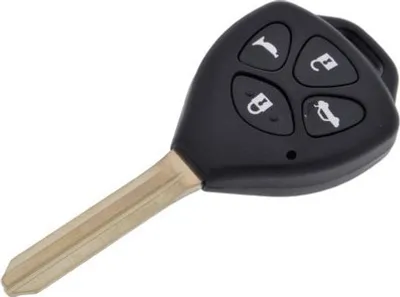 Produktbild von Schlüsselgehäuse mit Rohling 3 Tasten passend für Toyota Auris Avensis (TOY06)