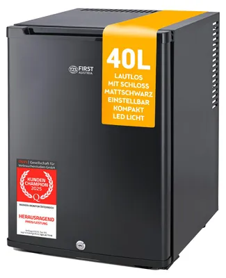 Produktbild von TZS First Austria FA-5172, Minibar-Kühlschrank, Freistehend, Schwarz, Schwarz, Rechts, 34 l