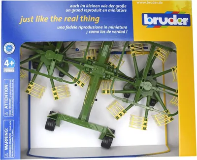 Produktbild von BRUDER 02216, 4 Jahr(e), Kunststoff, Grün, Gelb