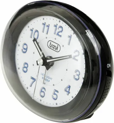 Produktbild von Trevi SL 3052, Quarzwecker, Schwarz, Weiß, Analog, Blau, AA, 96 mm