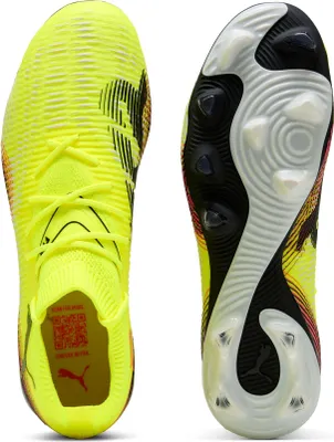 Produktbild von Puma Future 8 Match FG/AG Fußballschuh Unisex neongelb schwarz pink Gr 39